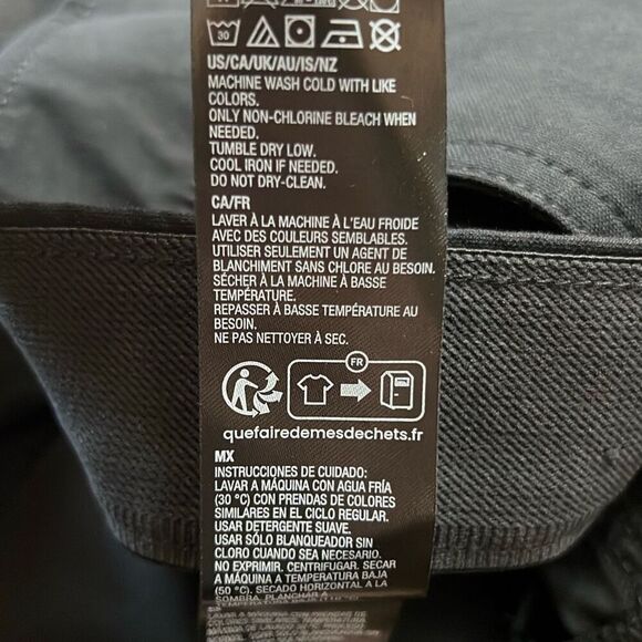 NWT KIRKLAND SIGNATURE Men’s Stretch Tech Pant 32x34 Black Zip Pockets Comfort - Picture 10 of 15